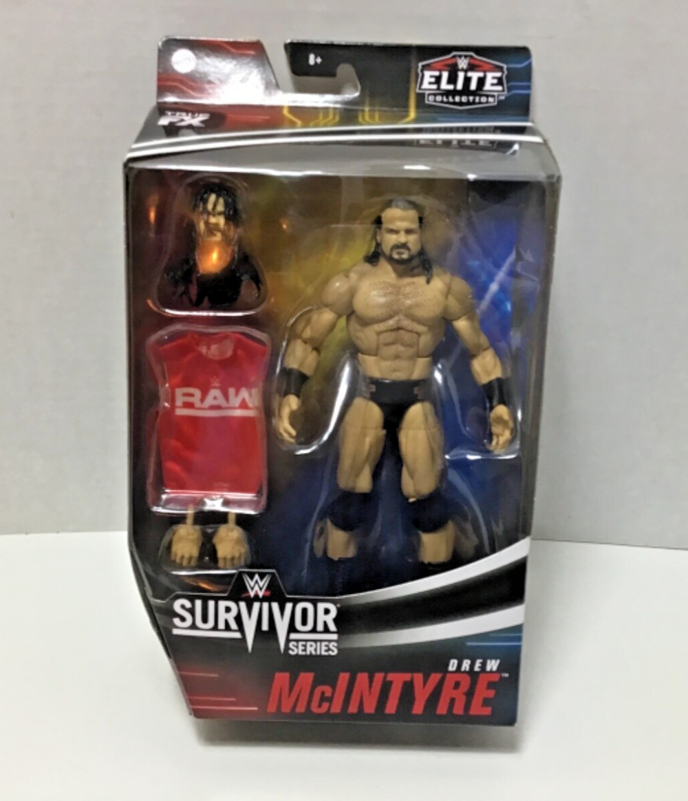 WWE Elite Survivor Series Drew McIntyre Action Figure RAW Shirt Mattel New